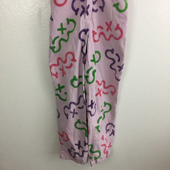 BDG Urban Outfitters Lavender/Purple MultiColor Print Zip Front Jumpsuit - Picture 11 of 15